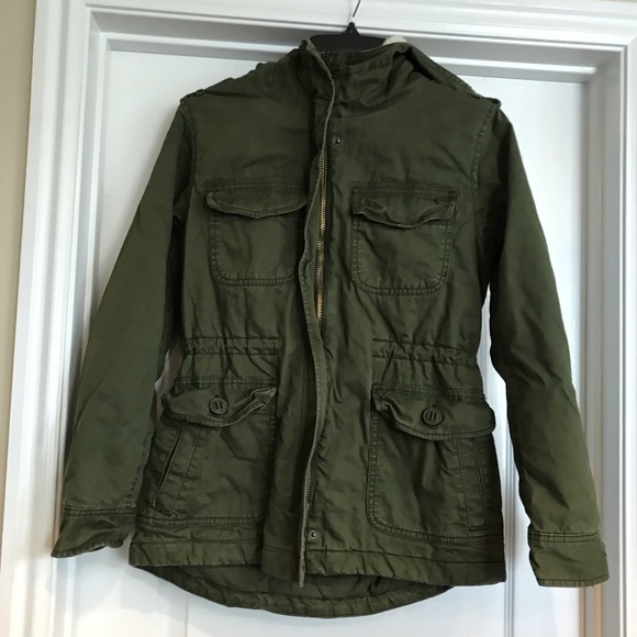 American Eagle Outfitters Jackets & Blazers - American Eagle XS Green Military Coat